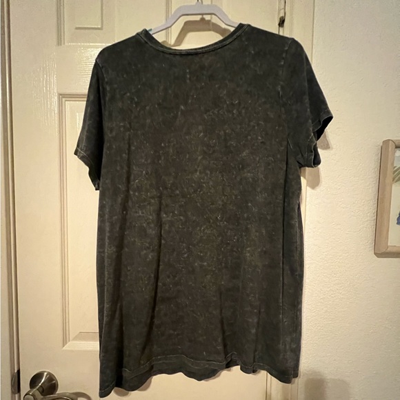 This TORRID Triblend Jersey Black Wash Red White Boozy Tee - Picture 7 of 7